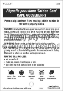 Picture of FRUIT GOOSEBERRY CAPE GOLDEN GEM                                                                                                                      