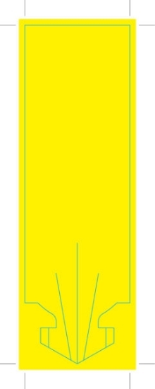 Picture of PLAIN YELLOW SMALL TAGLOK STIK                                                                                                                        