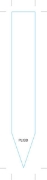Picture of PLAIN BLUE INFO STIK - 135mm x 20mm                                                                                                                   