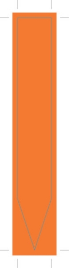 Picture of PLAIN ORANGE INFO STIK - 135mm x 20mm                                                                                                                 