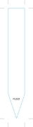 Picture of PLAIN ORANGE INFO STIK - 135mm x 20mm                                                                                                                 