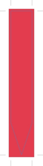 Picture of PLAIN RED INFO STIK - 135mm x 20mm                                                                                                                    