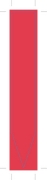 Picture of PLAIN RED INFO STIK - 135mm x 20mm                                                                                                                    