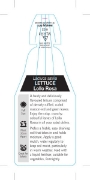 Picture of VEGETABLE LETTUCE LOLLO ROSSA (Lactuca sativa)                                                                                                        