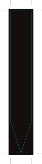 Picture of PLAIN BLACK INFO STIK - 135mm x 20mm                                                                                                                  