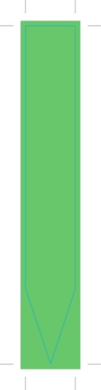 Picture of PLAIN GREEN INFO STIK - 135mm x 20mm                                                                                                                  